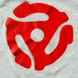 B-Side Record Store Purple White 3/4 Sleeve Small Next Level Baseball T-shirt